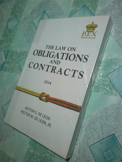 Obligation And Contracts OBLICON By Hector De Leon Hobbies Toys