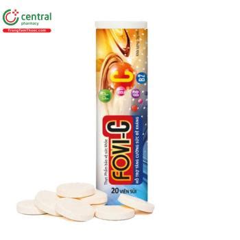 Viên sủi Fovi-C - Hỗ trợ tăng cường sức đề kháng, nâng cao sức khỏe