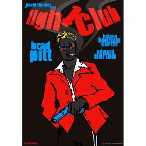 Fight Club Poster Brad Pitt