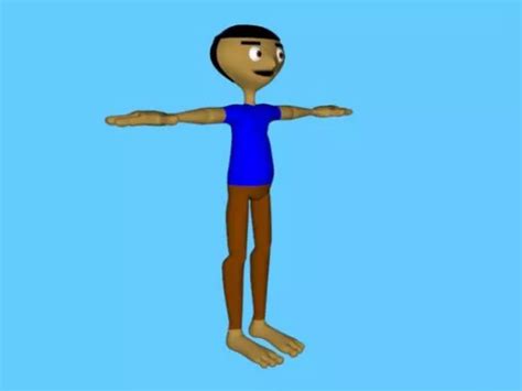 Cartoon Guy Character Free 3d Model Fbx Open3dmodel