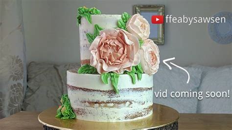 Semi Naked Cake Finish Secrets Tutorial Cakesdecor