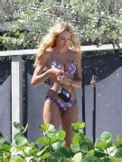 Candice Swanepoel VS Model In A Another Bikini During A Photoshoot In St Barts LQ HQ Adds