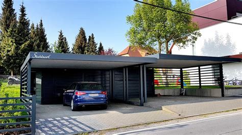 Stahlzart Doppelcarport Maximale Eleganz für Ihr Haus