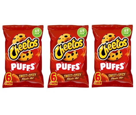 Cheetos Flamin Hot Puffs Crisps X G New Stock Picclick Ca