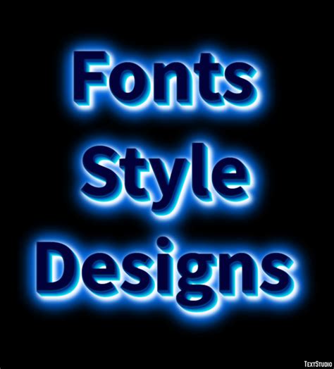 fonts style designs text effect  logo design font