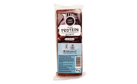 Dobry Squat Baton Protein Brownie 13 5 g białka Recenzja wartości