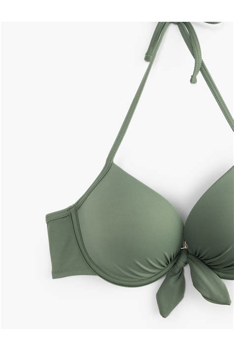 Koton Fiyonk Detayl Dolgulu Destekli Push Up Bikini St Fiyat Yorumlar