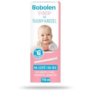 Bobolen, детский сироп от сухого кашля, с 6 месяцев, 115 мл купить в ...