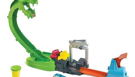 Hot Wheels City Toxic Creatures Toxic Snake Strike Playset GTT93 Toys 4 You