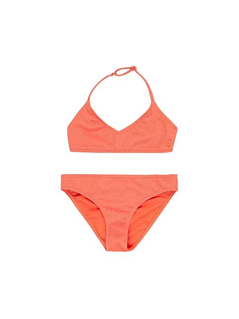 ROXY Mädchen Bikini Lagos RG Tri Bra Set koralle