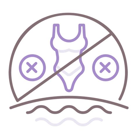 Nude Beach Flaticons Lineal Color Icon