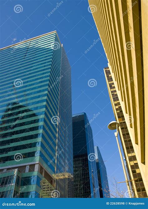 Calgary Skyscrapers stock photo. Image of north, corporation - 22628598