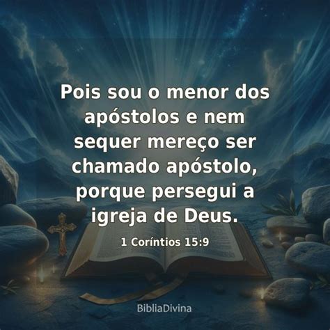 Versiculo 15 09 - 1 Coríntios 15:9