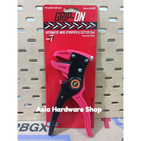 Tang Kupas Kabel Model F Cable Wire Stripper 2 In 1 Pengupas Kabel GRIP