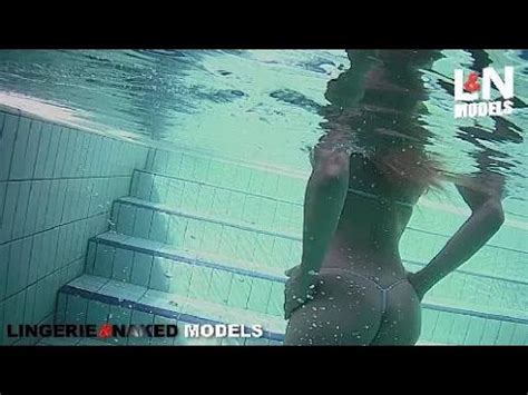 INGA In A Uncensored Fantasy MICROBIKINI Swimming For The LINGERIE NAKED MODELS Project Nudity