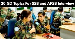 gd topics  ssb  afsb interview