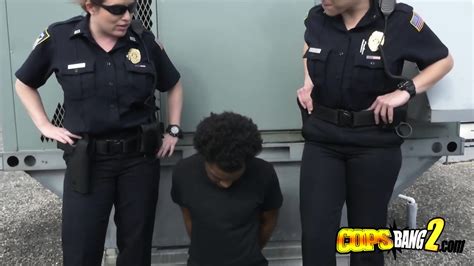 Pervert Gets A Taste Of Milf Cops Cunts Before Drilling Them Hard