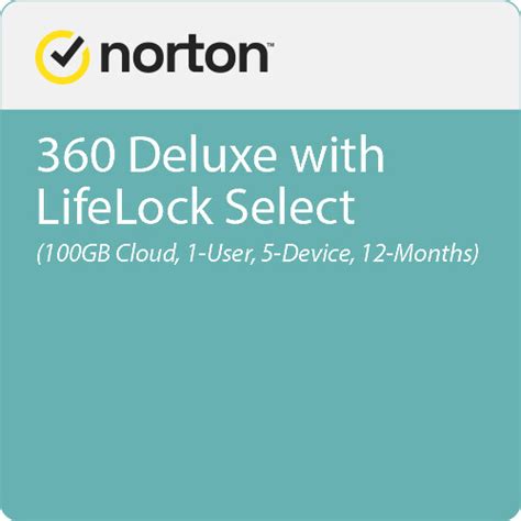 Norton Deluxe With Lifelock Select B H Photo Video