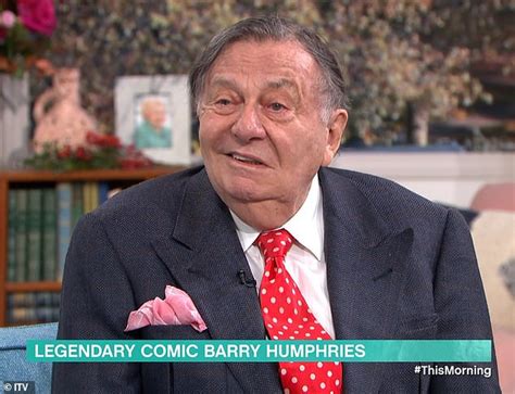 Fans Remember The Time Barry Humphries Had This Morning Viewers In