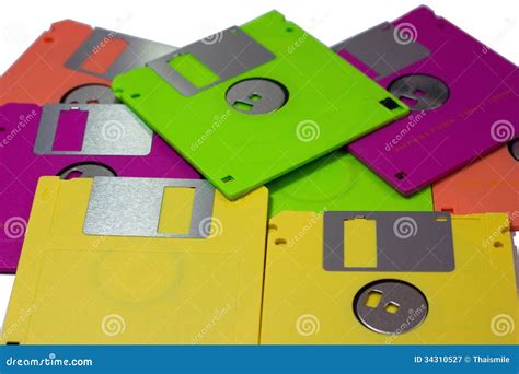 diskette stock image image  colored isolated