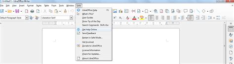 libreoffice writer word processing  computer study