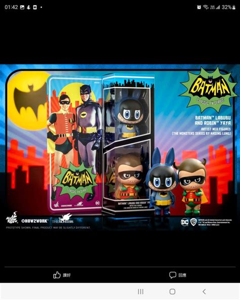 全球限量 Hot Toys x Batman Labubu Robin Yaya Artist Mix Figures CosRider The Monsters Series