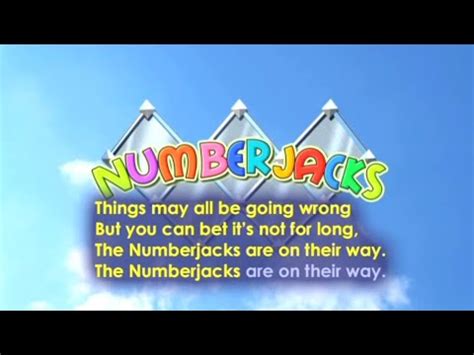 Numberjacks Theme Song Sing Along Youtube