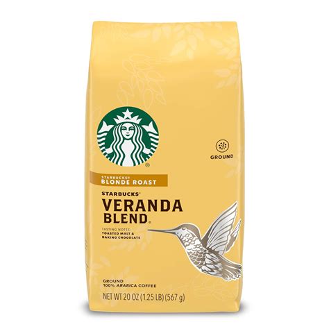 Amazon Starbucks Blonde Roast Ground Coffee Veranda Blend