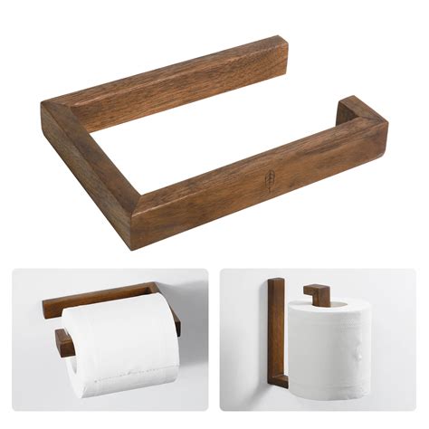 Walnut Minimalist Toilet Paper Holder – CraftKitties