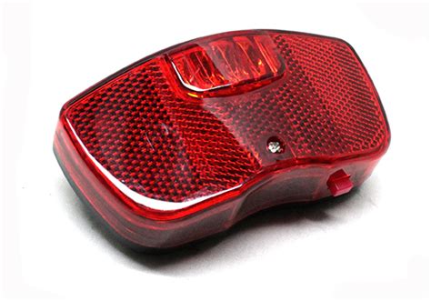 Fanalino Fanale Posteriore Portapacco Posteriore Bici Ciclo Rosso Led