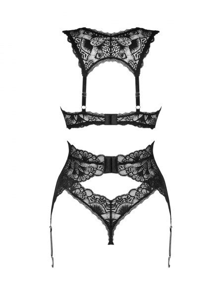 Obsessive Lingerie Completino Con Reggicalze In Pizzo Donna Dream