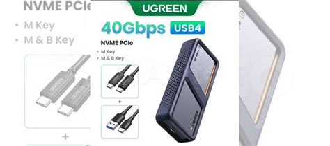 Жесткий диск 4Тб Ugreen Usb 4.0 Nvme M2 40 Гбит/с купить в Москве с ...