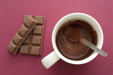 Thick rich cup of melted hot chocolate - Free Stock Image