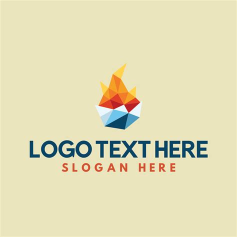 Geometric Fire Ice Thermal Logo Brandcrowd Logo Maker