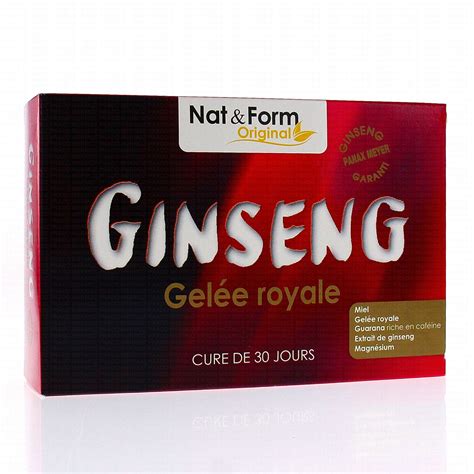 Nat Form Ampoule Ginseng Gel E Royale Ampoules Parapharmacie