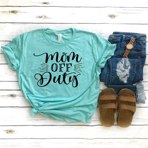 Mom off Duty Shirt Mom Shirt Mothers Day Gift Cute Mom - Etsy