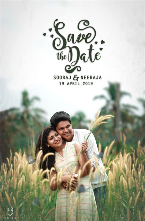 Save The Date Pre Wedding Photoshoot