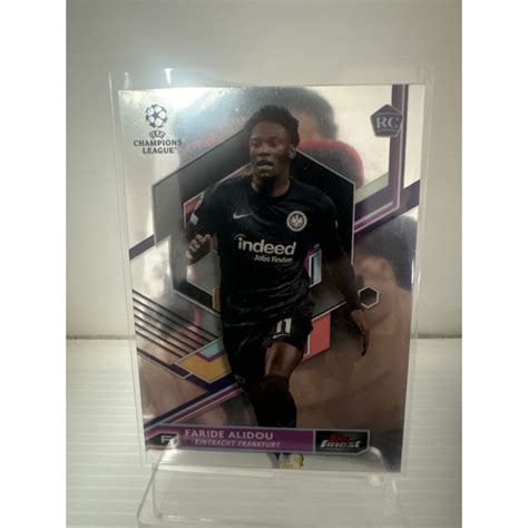 2022 23 Topps Finest UEFA Champions League Soccer Cards Club Frankfurt