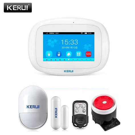 Kerui Sistema De Alarma K Para Seguridad Del Hogar Panel T Ctil De