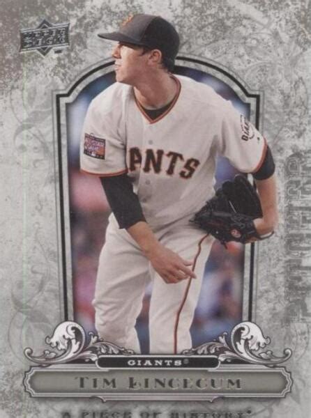 2008 Upper Deck A Piece Of History 82 Tim Lincecum For Sale Online