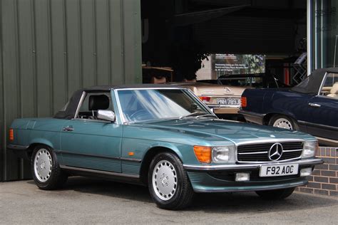 1989 Mercedes-Benz R107 300SL Petrol Blue With Black interior - The SLSHOP