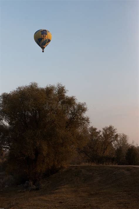 Rainbow Hot Air Balloon Editorial Photography Image Of Cloudscape