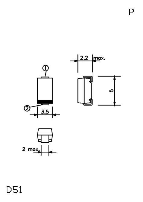 data sheet information for HS2M from www.ecadata.de