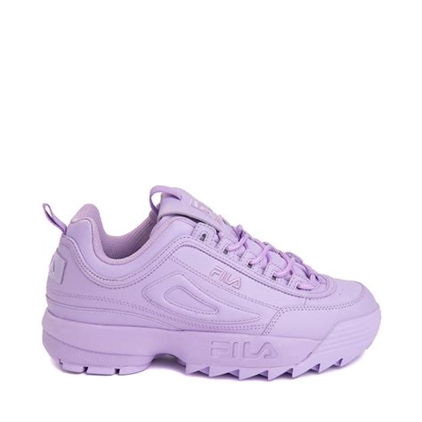 Womens Fila Disruptor 2 Premium Athletic Shoe Lavender Rose Journeys