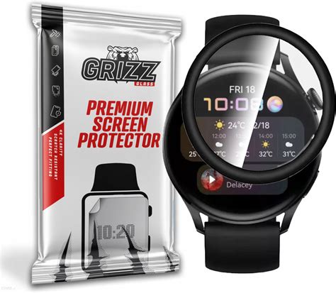 Grizz Glass Szkło Hybrydowe 3D Do Huawei Watch 3 Pro Opinie i ceny na