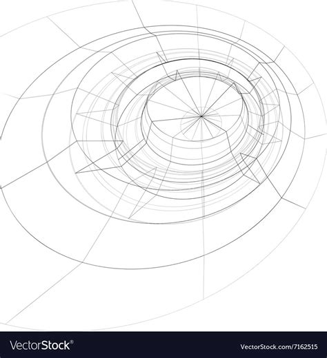 scientific  technology monochrome stylish vector image