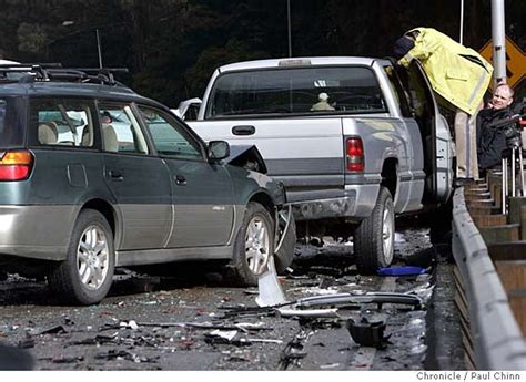 Huge Pileup In Sudden Blizzard Two Die On Marin Highway Waldo Grade