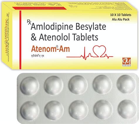 Atenom AM Tablets OM Biotec At Rs 54 Strip In New Delhi ID 22560270155