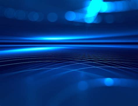 Premium Photo Blue Horizon Futuristic Technology Background