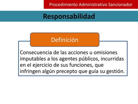 Procedimiento Administrativo Sancionador Ppt